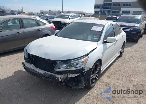2016 Honda Accord Sport z USA, uszkodzony, nr VIN 1HGCR2F53GA043321